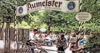 Aumeister Biergarten in Münchens Norden