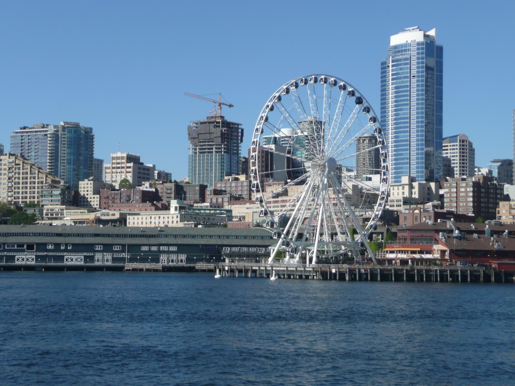 Seit 2012 in Seattle - eines der größten Riesenräder in den USA