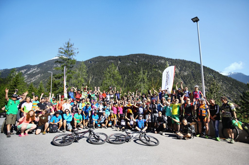 VAUDE Bike Camp Gruppenfoto