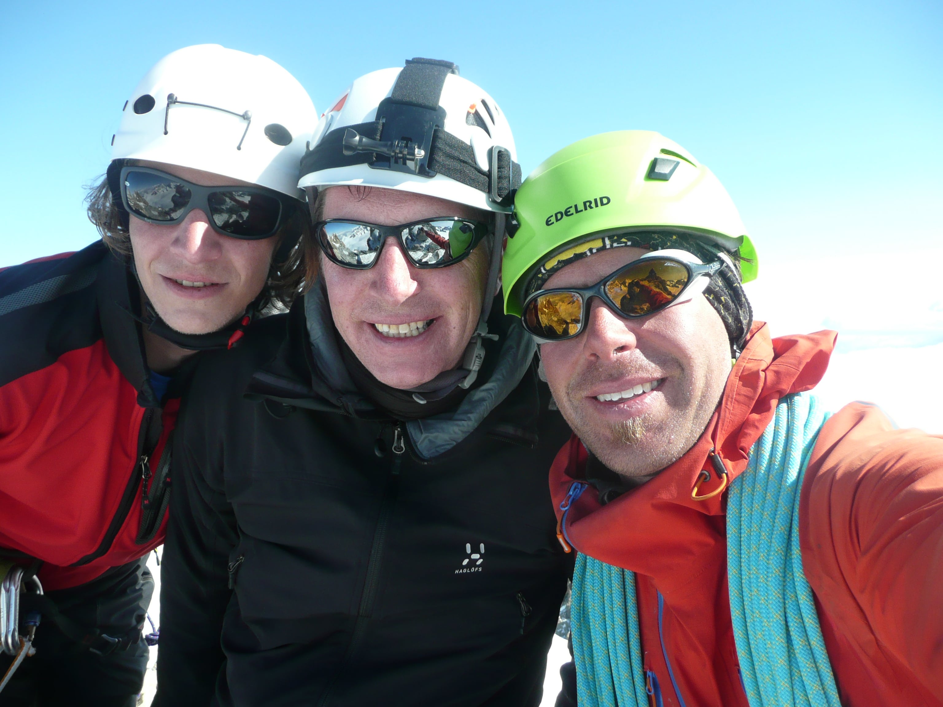 Bernd, Felix und Stefan von Alpine Welten