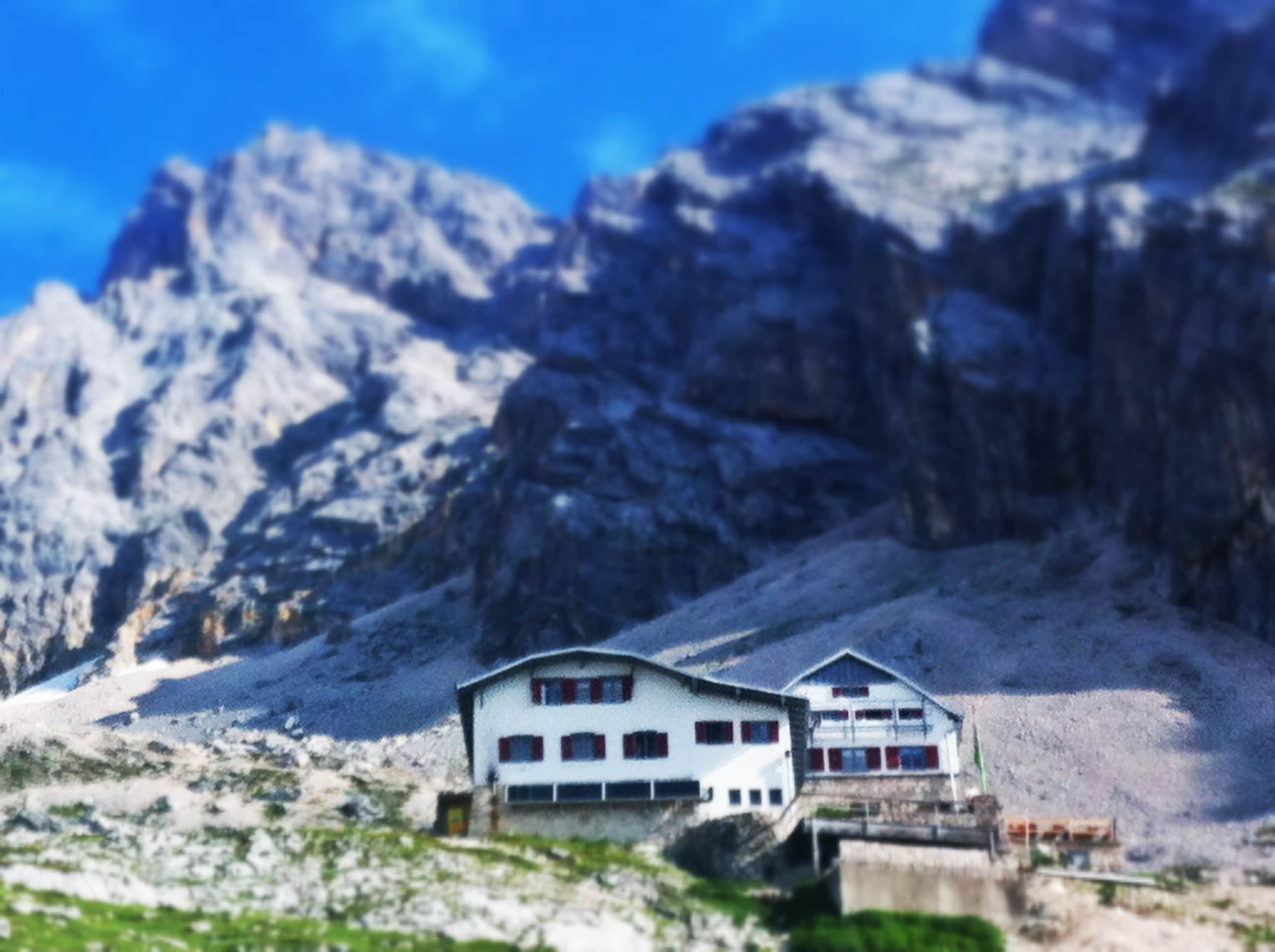 Knorrhütte - gut 700 Höhenmeter oberhalb der Reintalangerhütte