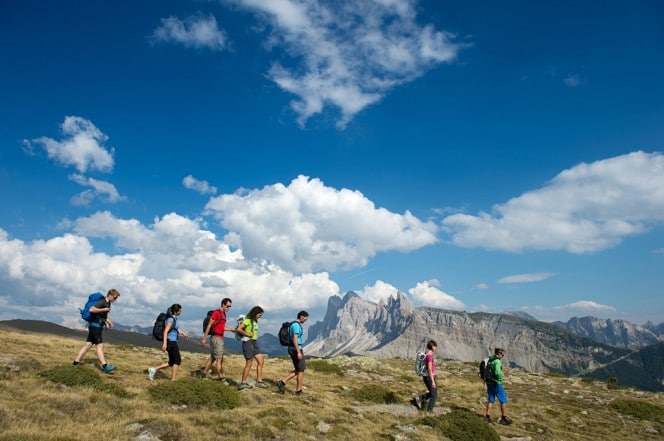 Wandern in den Grödener Dolomiten