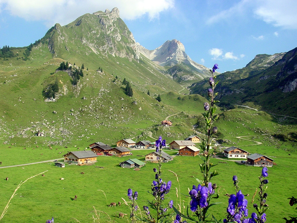 Alpenwanderung im Walsertal bei Bludenz