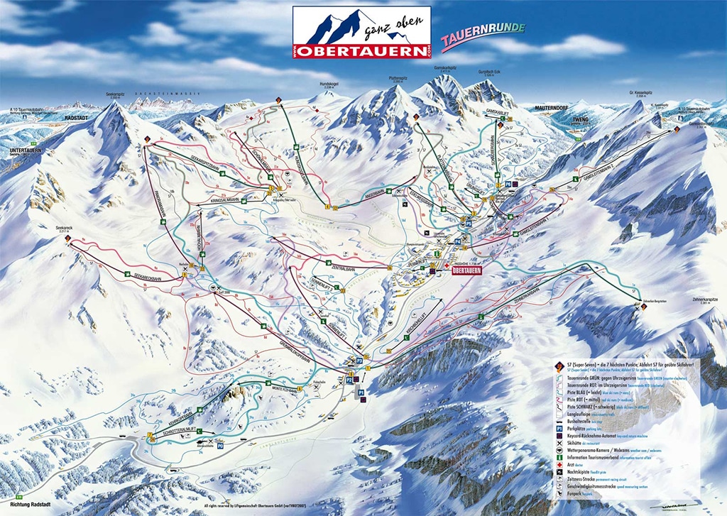 Obertauern Pistenplan
