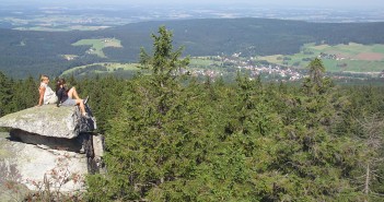 Wandern Fichtelgebirge: Blick vom Ochsenkopf 1.024 Meter
