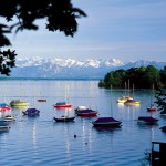 Das Starnberger Fünf Seen Land zwischen München und den Alpen
