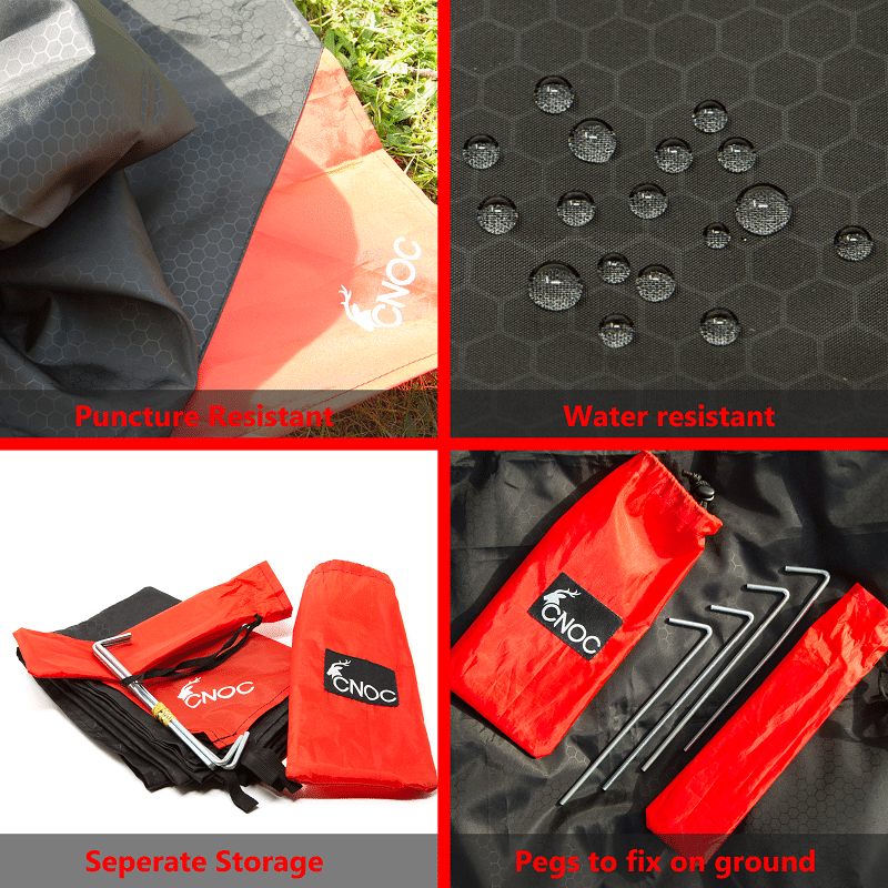 Wasserdichte Picknickdecke Funktion WEB