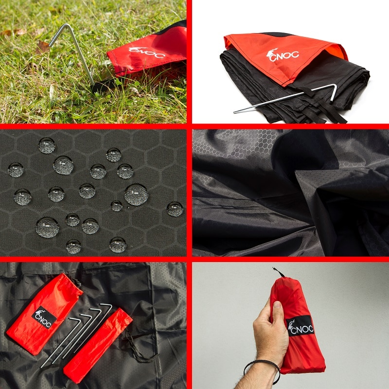 Wasserdichte Picknickdecke Funktionen WEB